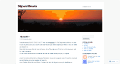 Desktop Screenshot of 30jours30nuits.wordpress.com