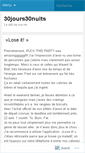 Mobile Screenshot of 30jours30nuits.wordpress.com