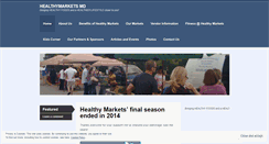 Desktop Screenshot of healthymarketsmd.wordpress.com