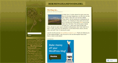 Desktop Screenshot of birminghamfoodgirl.wordpress.com