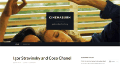 Desktop Screenshot of cinemaburn.wordpress.com