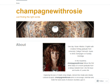 Tablet Screenshot of champagnewithrosie.wordpress.com