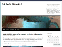 Tablet Screenshot of bodyprinciple.wordpress.com