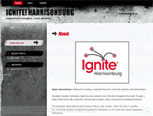 Tablet Screenshot of igniteharrisonburg.wordpress.com