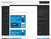 Tablet Screenshot of littlesistersca.wordpress.com