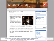 Tablet Screenshot of oakbrookchurch.wordpress.com