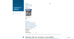 Desktop Screenshot of cuartoenblanco.wordpress.com