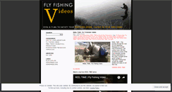 Desktop Screenshot of flyfishingvideos.wordpress.com