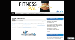 Desktop Screenshot of fitnesspal.wordpress.com