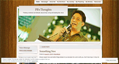 Desktop Screenshot of pbthoughts.wordpress.com