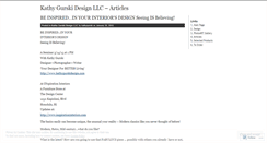 Desktop Screenshot of kathygurskidesign.wordpress.com