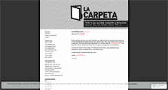 Desktop Screenshot of lacarpeta.wordpress.com