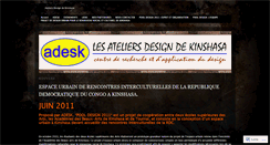 Desktop Screenshot of adeskinshasa.wordpress.com