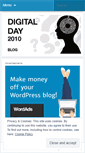 Mobile Screenshot of digitalday2010.wordpress.com