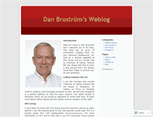 Tablet Screenshot of danbrostrom.wordpress.com