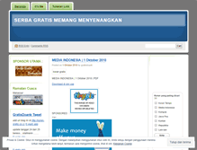 Tablet Screenshot of gratisdoank.wordpress.com