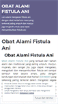 Mobile Screenshot of obatalamifistulaani.wordpress.com