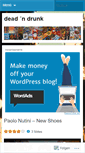Mobile Screenshot of deadndrunk.wordpress.com