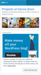 Mobile Screenshot of hannazoon.wordpress.com