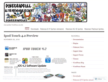 Tablet Screenshot of pokecrapfull.wordpress.com