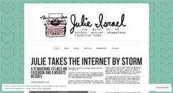 Desktop Screenshot of julieisrael.wordpress.com