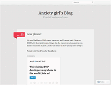 Tablet Screenshot of anxietyxxgirl.wordpress.com