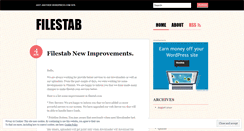 Desktop Screenshot of filestab.wordpress.com