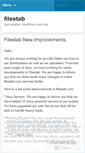 Mobile Screenshot of filestab.wordpress.com
