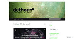 Desktop Screenshot of dethoan.wordpress.com