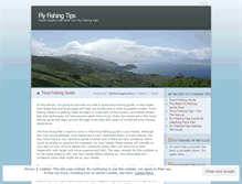 Tablet Screenshot of flyfishingtipshnx.wordpress.com