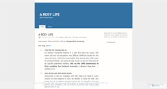 Desktop Screenshot of myrosylife.wordpress.com