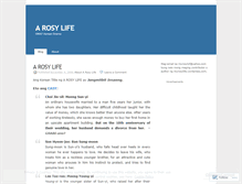 Tablet Screenshot of myrosylife.wordpress.com