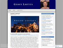 Tablet Screenshot of geoffloftus.wordpress.com