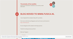 Desktop Screenshot of fusica.wordpress.com