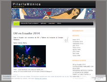Tablet Screenshot of pilarlamonica.wordpress.com