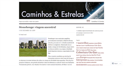 Desktop Screenshot of caminhoseestrelas.wordpress.com