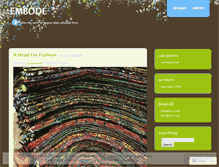 Tablet Screenshot of embode.wordpress.com