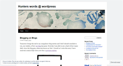 Desktop Screenshot of hunterswords.wordpress.com
