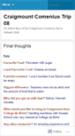 Mobile Screenshot of craigmountcomenius.wordpress.com