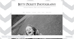 Desktop Screenshot of bettypickettphotography.wordpress.com