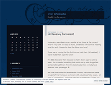 Tablet Screenshot of irishchicklette.wordpress.com