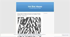 Desktop Screenshot of inkblotmazes.wordpress.com