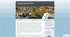 Desktop Screenshot of cararidemunte.wordpress.com