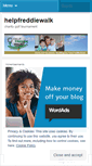 Mobile Screenshot of helpfreddiewalk.wordpress.com