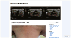 Desktop Screenshot of ipromisenottoflinch.wordpress.com