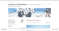 Desktop Screenshot of locutoresyperiodistas.wordpress.com