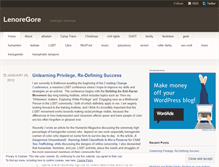 Tablet Screenshot of lenoregore.wordpress.com