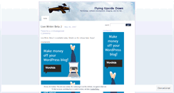 Desktop Screenshot of flyingupsidedown.wordpress.com