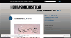 Desktop Screenshot of herrasmiehistelya.wordpress.com