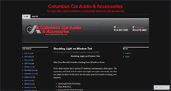 Desktop Screenshot of columbuscaraudio.wordpress.com